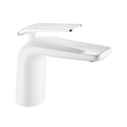 Смеситель для раковины Rose R39F R3901F, белый/хром