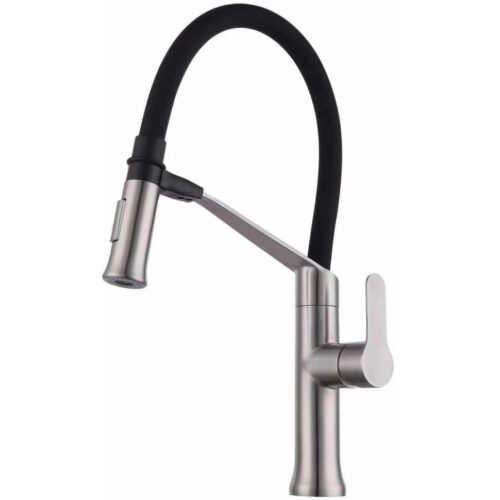 Смеситель для кухни с гибким изливом Savol S-SUS6013-01, сатин