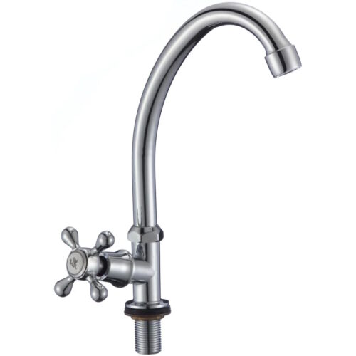 Кран на одну воду Fmark FM4108, хром