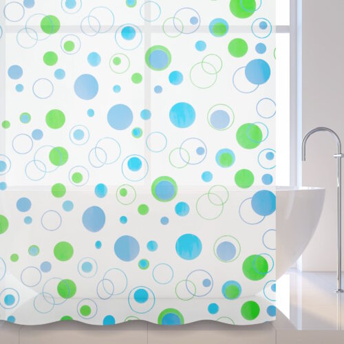 Штора для ванной комнаты Savol S-6PEVA02, круги