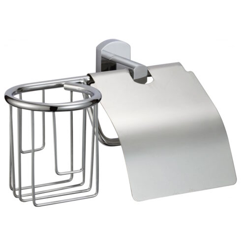 Держатель для туалетной бумаги и освежителя Savol S-R09951, хром