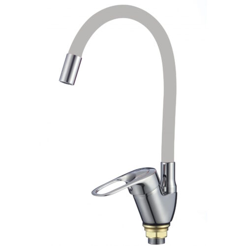 Смеситель для кухни с гибким изливом Fmark FM4104-04, хром