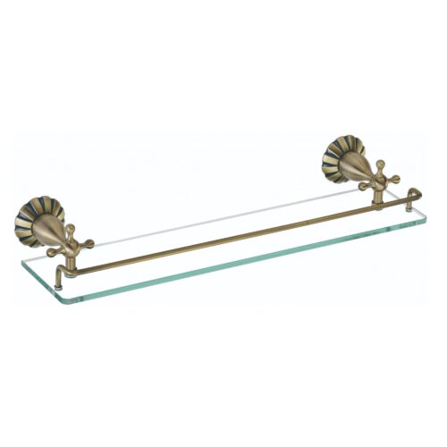 Полка стеклянная Savol S-08991C, бронза