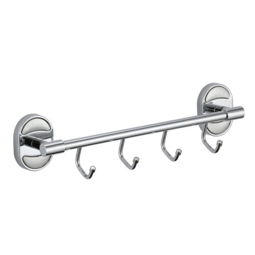 Планка с крючками Savol S-008204-1, хром