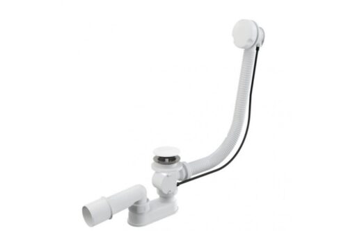 Слив-перелив (полуавтомат, 80 см.) Vega V55R Гл000026140, белый