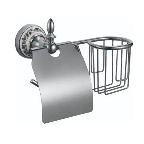 Держатель для туалетной бумаги и освежителя Savol S-L06851A, хром