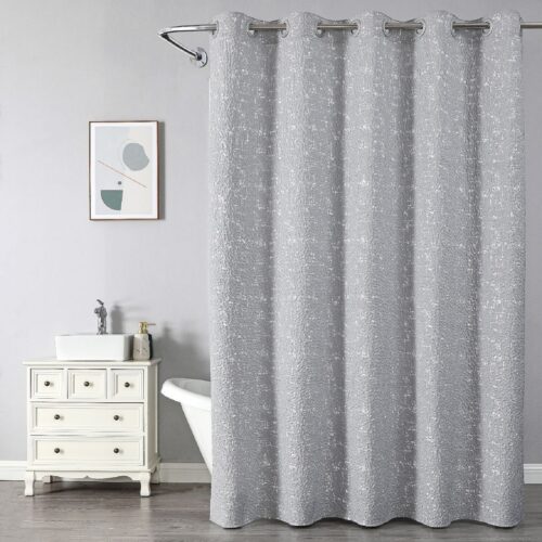 Штора для ванной комнаты Savol SK-FH1820G, серый