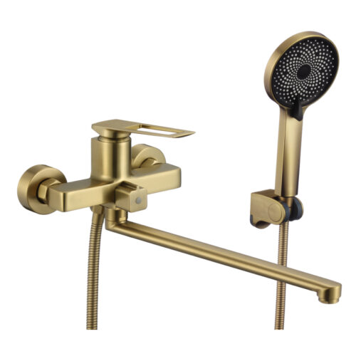 Смеситель для ванны Savol S-009024C, матовое золото