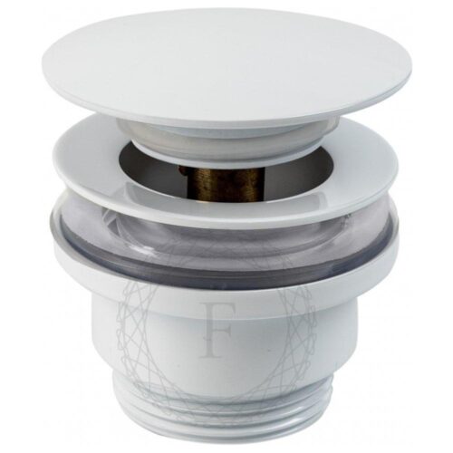 Донный клапан для раковины FILARETE FL75W, белый