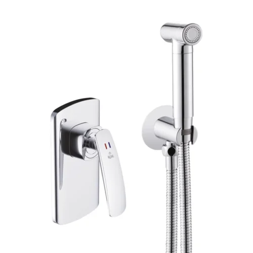 Гигиенический душ со смесителем Rose R1105, хром