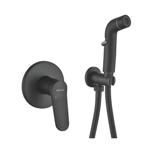Гигиенический душ со смесителем Shevanik S4305H, черный