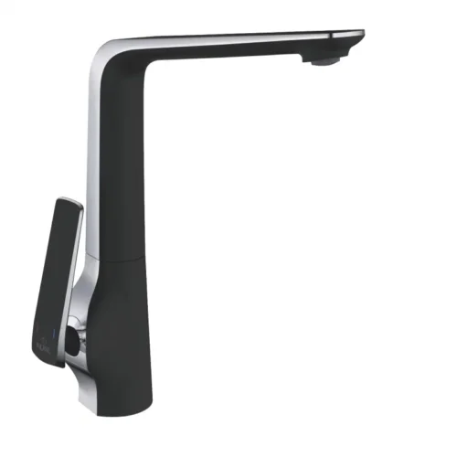 Смеситель для кухни Rose R1313H, черный/хром