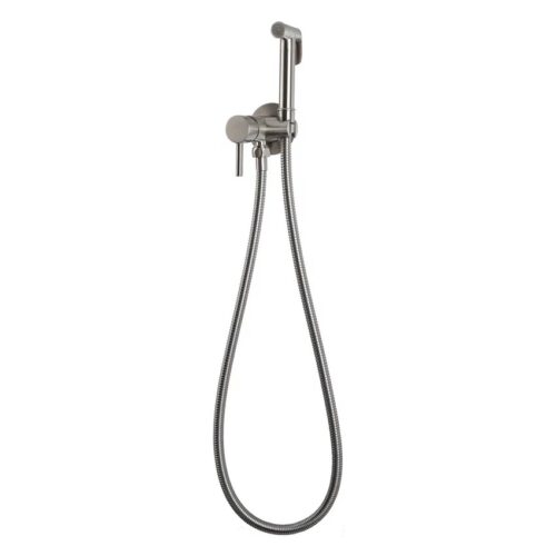 Гигиенический душ со смесителем встраиваемый FILARETE Roun FL100NK, никель