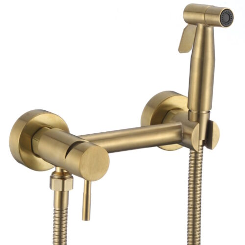 Гигиенический душ со смесителем Savol S-FXQ006C, матовое золото