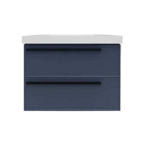 Тумба под раковину подвесная La Fenice Elba TWIN FNC-01-ELB-BG-90-2, синяя