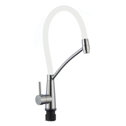 Смеситель для кухни с гибким изливом Fmark FS8255A-02, хром