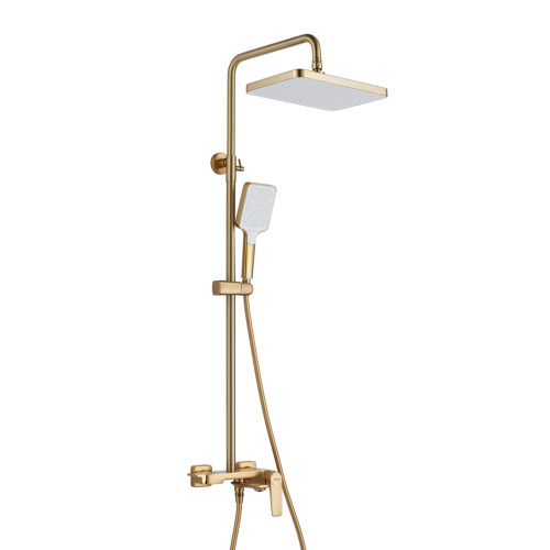 Душевая система Shevanik S4226G, золотой сатин