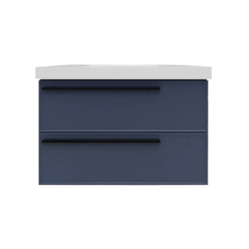 Тумба под раковину подвесная La Fenice Elba TWIN FNC-01-ELB-BG-80-2, синяя