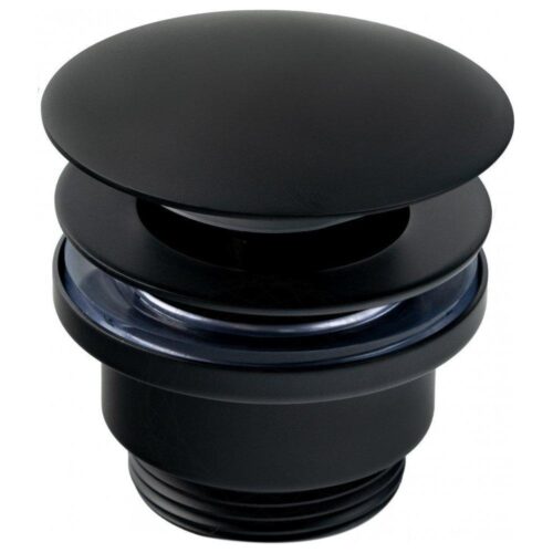 Донный клапан для раковины FILARETE FL75BL, черный