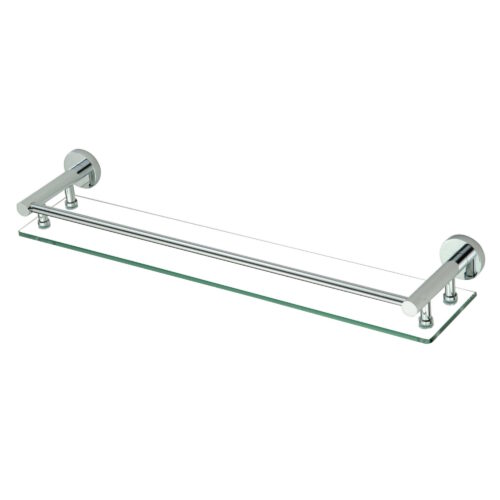 Полка стеклянная Savol S-608791, хром