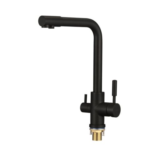 Смеситель для кухни с подключением к фильтру Savol S-L1801H-1, черный