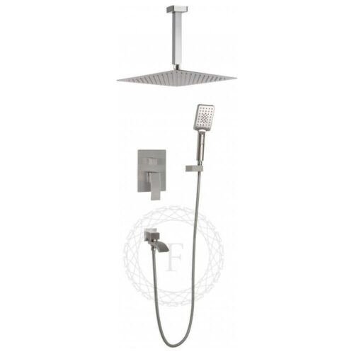 Душевая система встраиваемая FILARETE Waterfall FL1012NK, никель