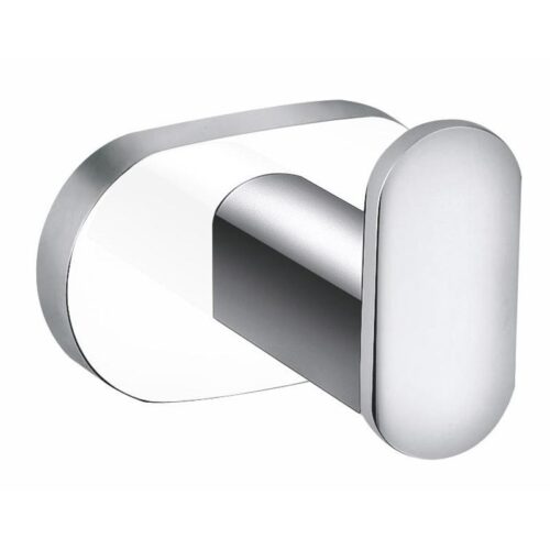 Крючок для ванной комнаты Rav Slezak YUKON YUA0100CB, хром/белый