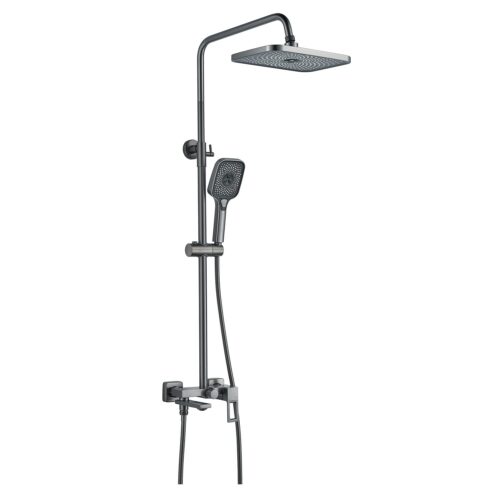 Душевая система Raffine F3696T, оружейная сталь