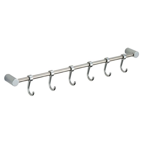 Планка с крючками Savol S-006206, хром