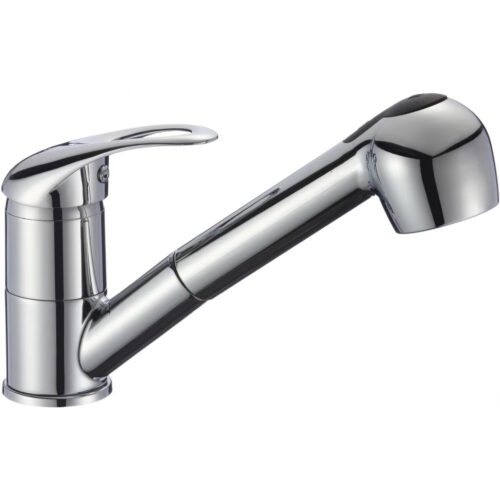 Смеситель для кухни с выдвижной лейкой Fmark FM6003, хром