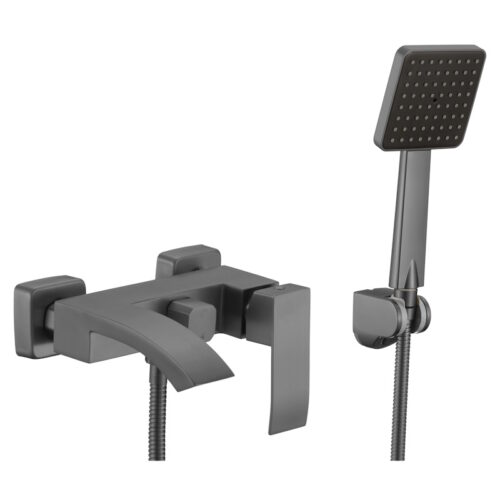 Смеситель для ванны Fmark FS8624Q, графит