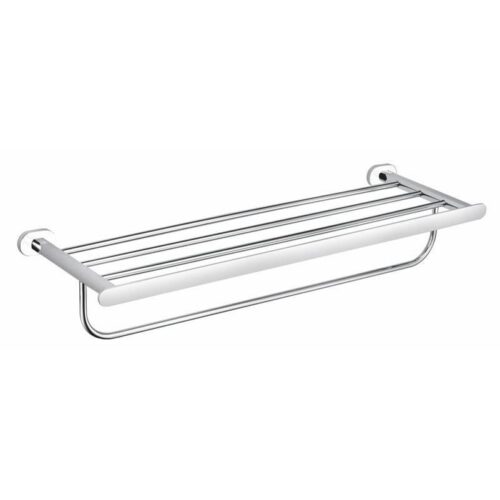 Полка для полотенец Rav Slezak YUKON YUA0704CB, хром/белый