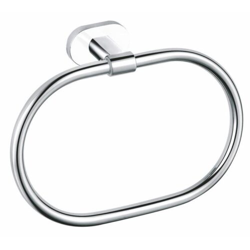 Кольцо для полотенец Rav Slezak YUKON YUA0104CB, хром/белый