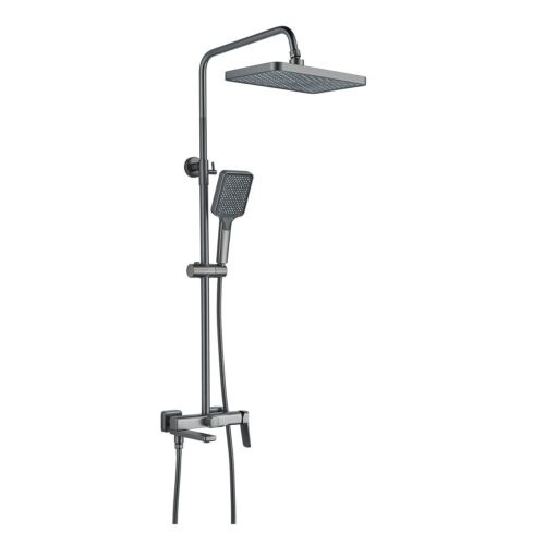 Душевая система Raffine F3699T, оружейная сталь