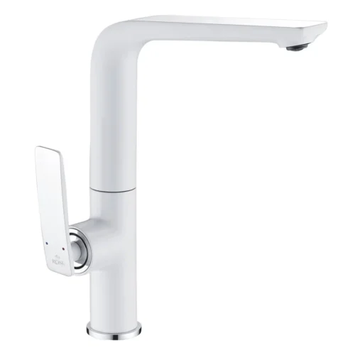 Смеситель для кухни Rose R2713F, белый/хром