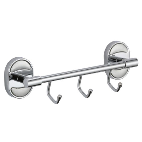 Планка с крючками Savol S-008203-1, хром