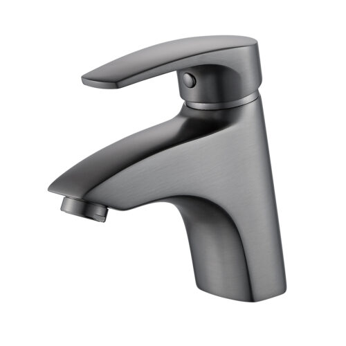 Смеситель для раковины Shevanik S5001T, оружейная сталь