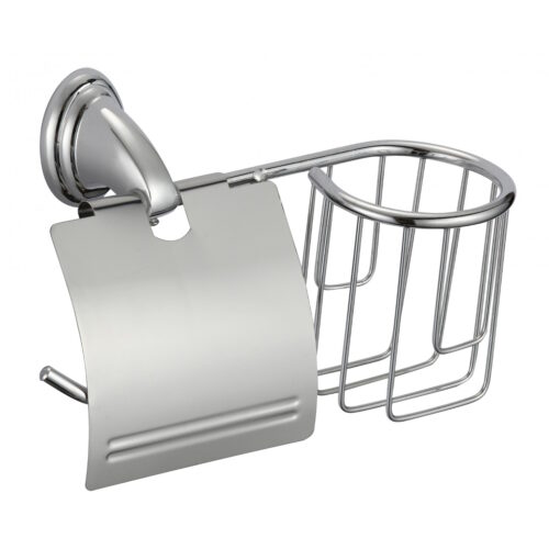 Держатель для туалетной бумаги и освежителя Savol S-L03151, хром