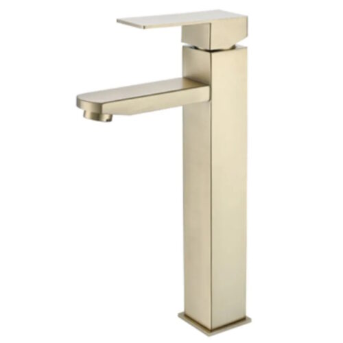 Смеситель для раковины Fmark FS8111C, матовое золото