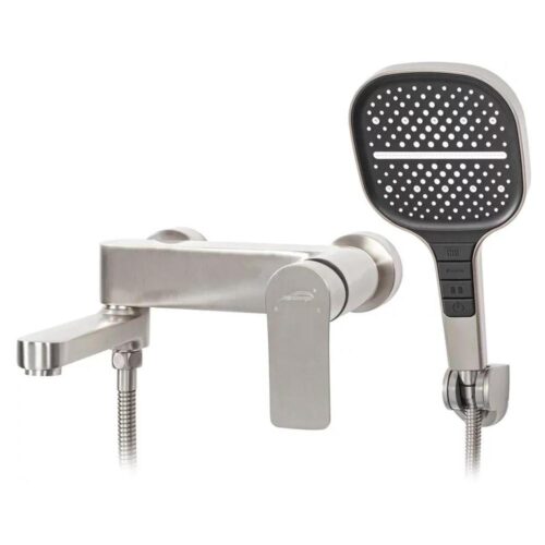 Смеситель для ванны Hansberge H4010NK, никель