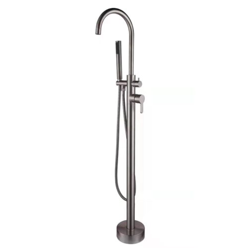 Смеситель для ванны напольный Savol S-SUS8801, сатин