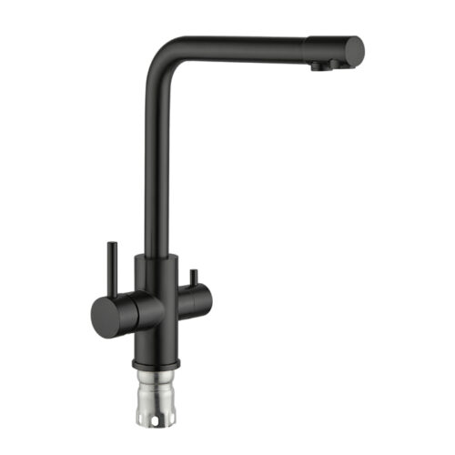 Смеситель для кухни с подключением к фильтру Fmark FS0862H, черный