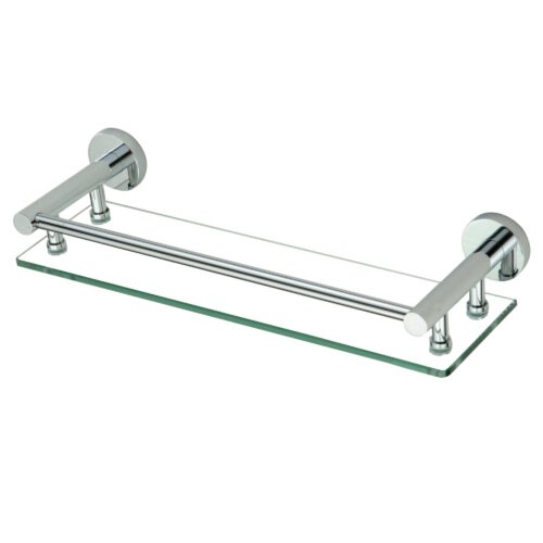 Полка стеклянная Savol S-408791, хром