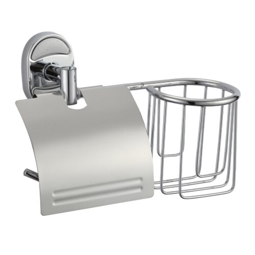 Держатель для туалетной бумаги и освежителя Savol S-L07051, хром