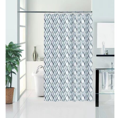 Штора для ванной комнаты Savol S-ZJB1820B, узор