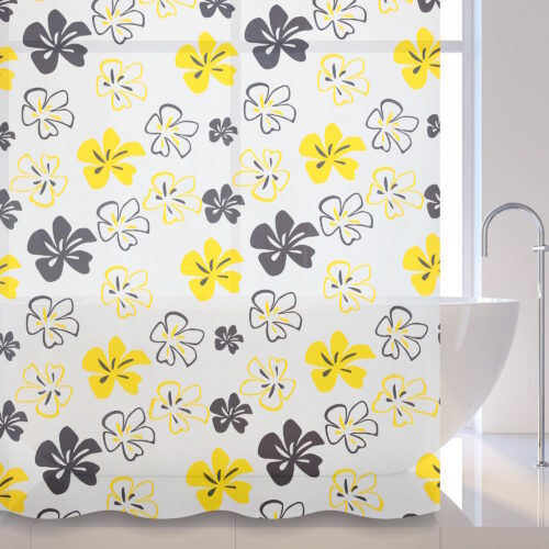 Штора для ванной комнаты Savol S-6PEVA07, цветы