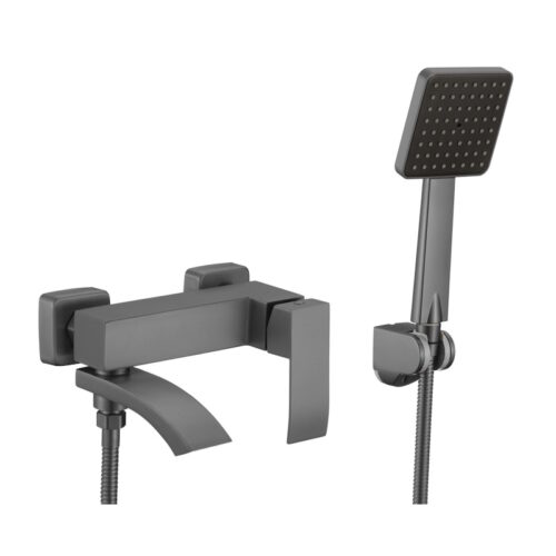 Смеситель для ванны Fmark FS8624-1Q, графит