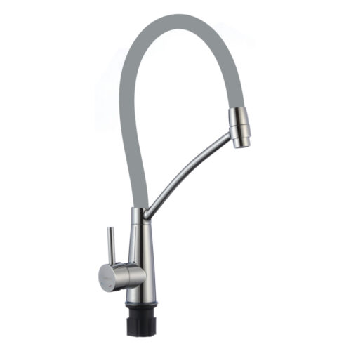 Смеситель для кухни с гибким изливом Fmark FS8255A-04, хром