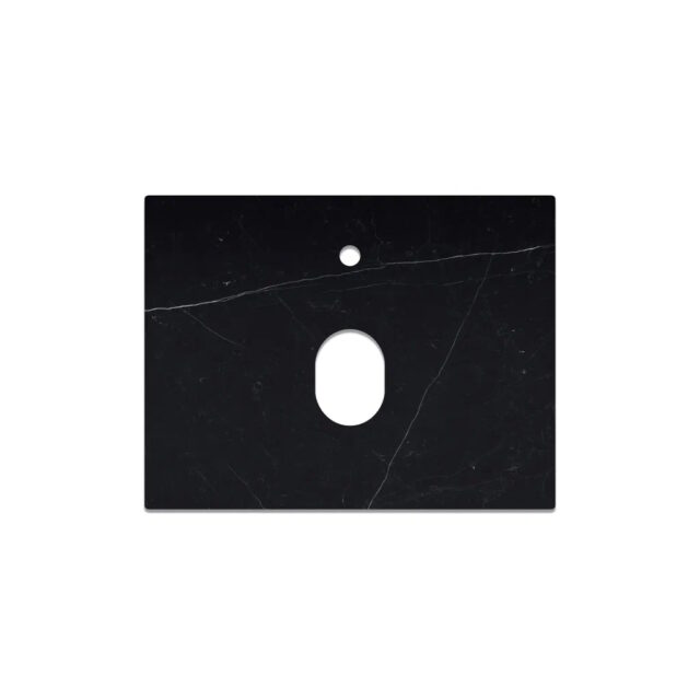 Столешница La Fenice Granite Black Olive Light Lappato Terra 60 см, черная