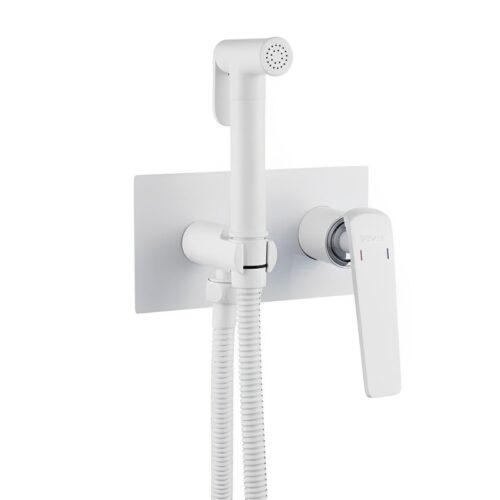 Гигиенический душ со смесителем Shevanik S8005F, белый